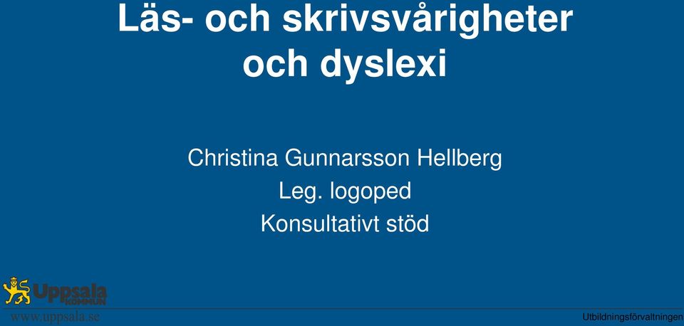 dyslexi Christina