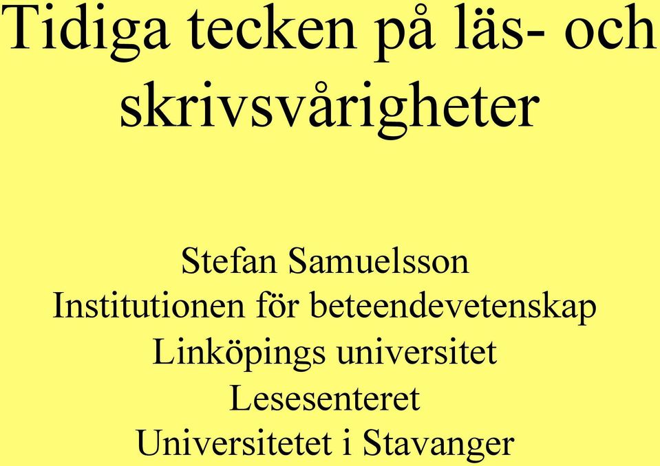 Institutionen för beteendevetenskap