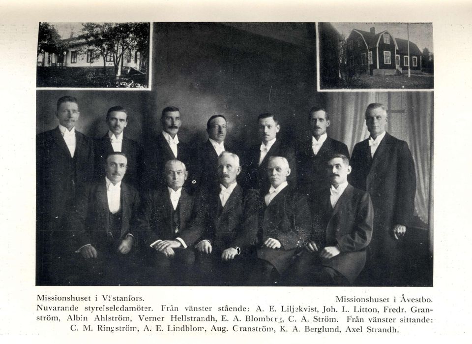 rirn r':inster stiencle: A. E. Lilj:kvist, Joh. L. Litton, I.reclr. Gran- Hellstr:rr.dh, E.