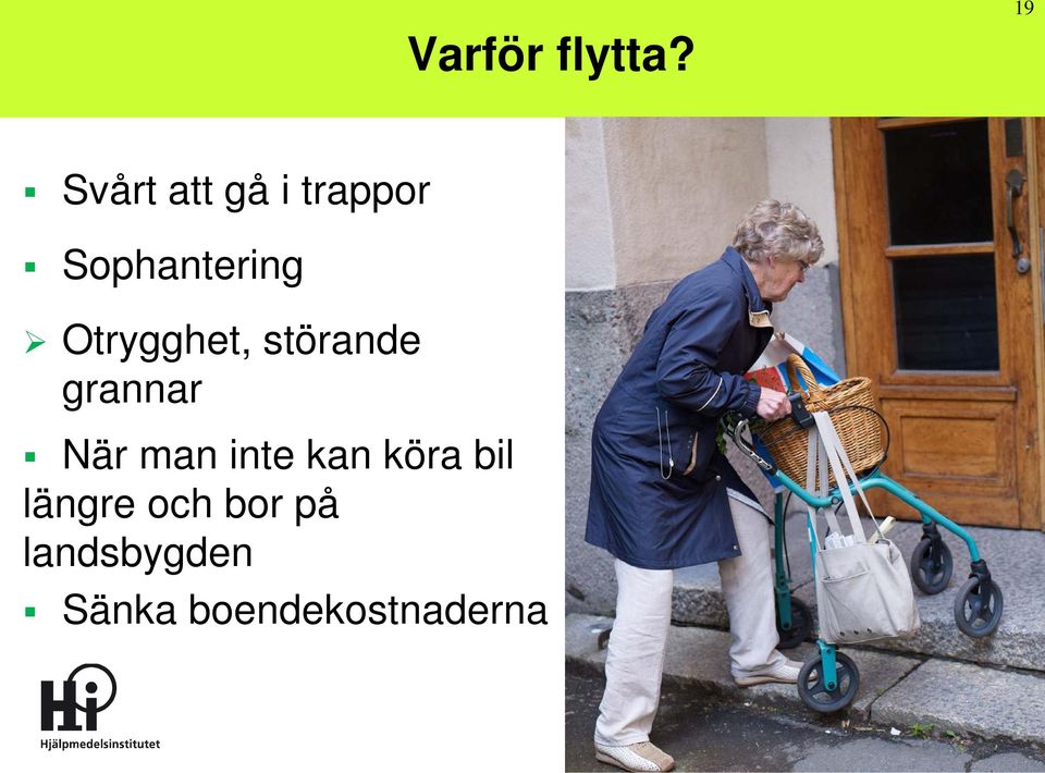 Otrygghet, störande grannar När man inte