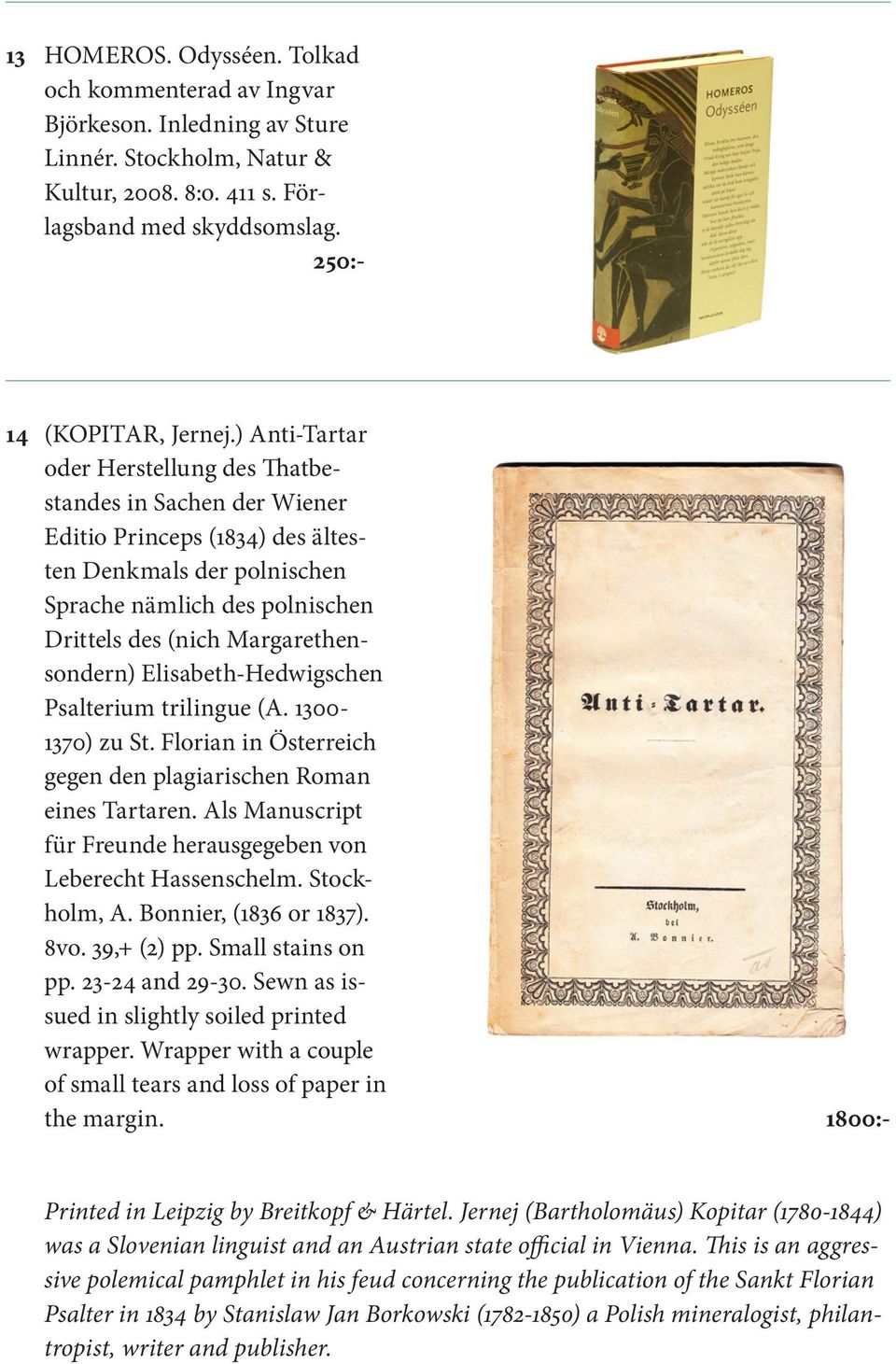 Elisabeth-Hedwigschen Psalterium trilingue (A. 1300-1370) zu St. Florian in Österreich gegen den plagiarischen Roman eines Tartaren.