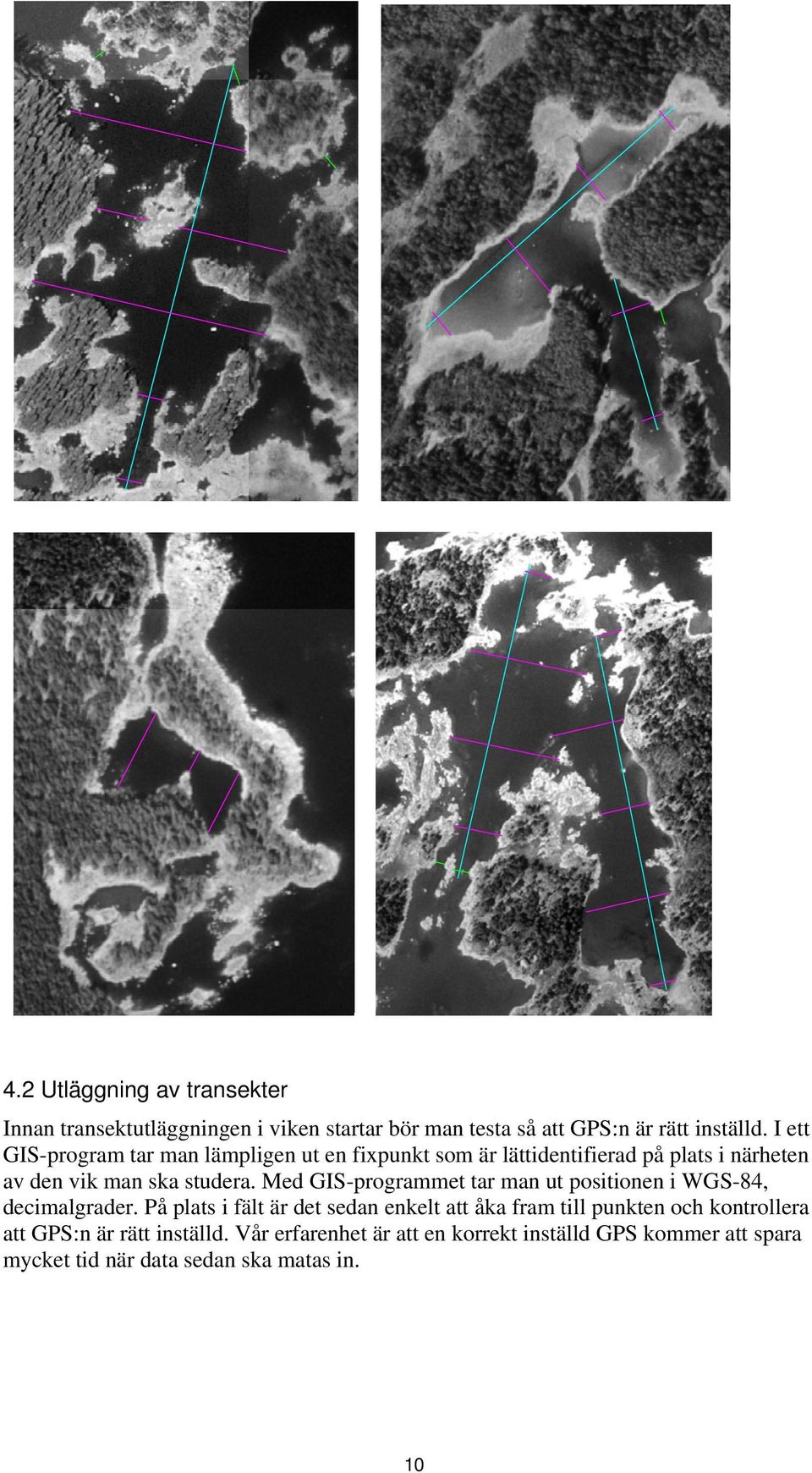 Med GIS-programmet tar man ut positionen i WGS-84, decimalgrader.