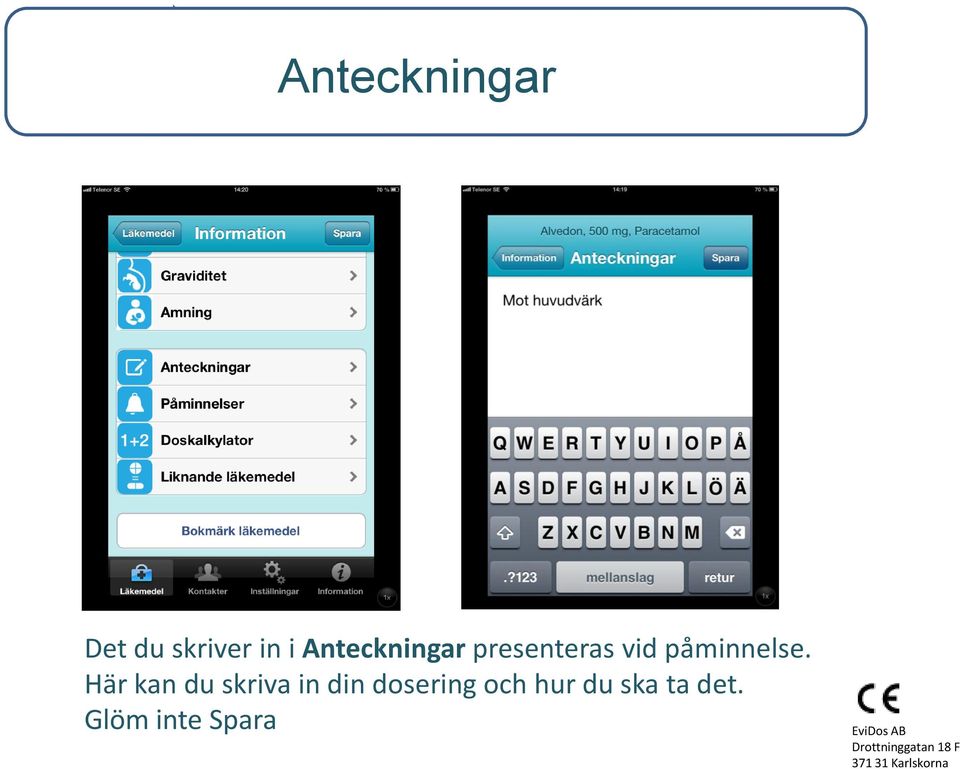påminnelse.