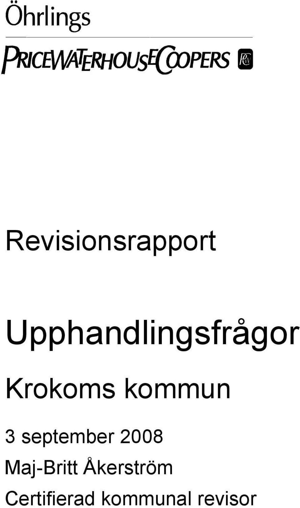 kommun 3 september 2008