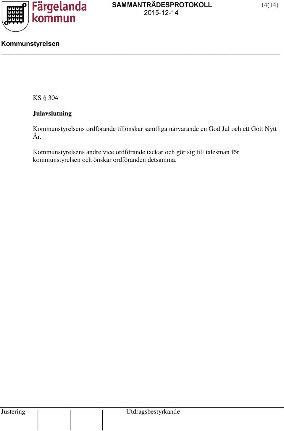 ett Gott Nytt År.