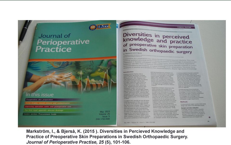 Preoperative Skin Preparations in Swedish