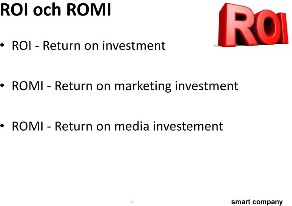 marketing  media investement