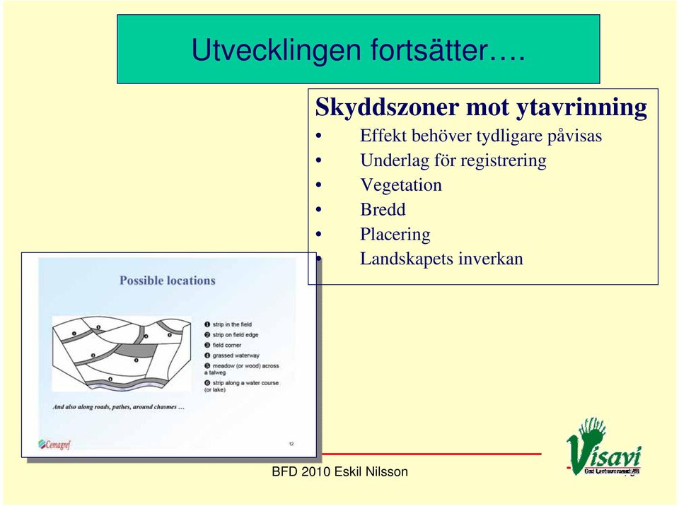 tydligare påvisas Underlag för registrering