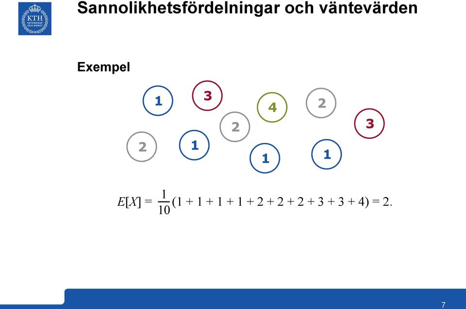 2 1 3 1 E[X] = ----- (1 + 1 + 1 +