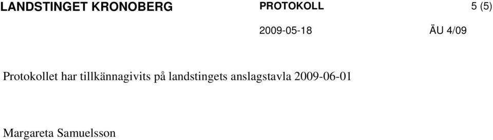 på landstingets