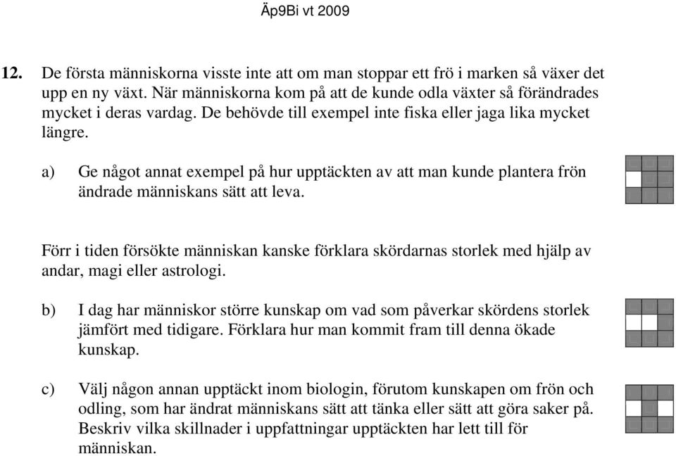 Förr i tiden försökte människan kanske förklara skördarnas storlek med hjälp av andar, magi eller astrologi.