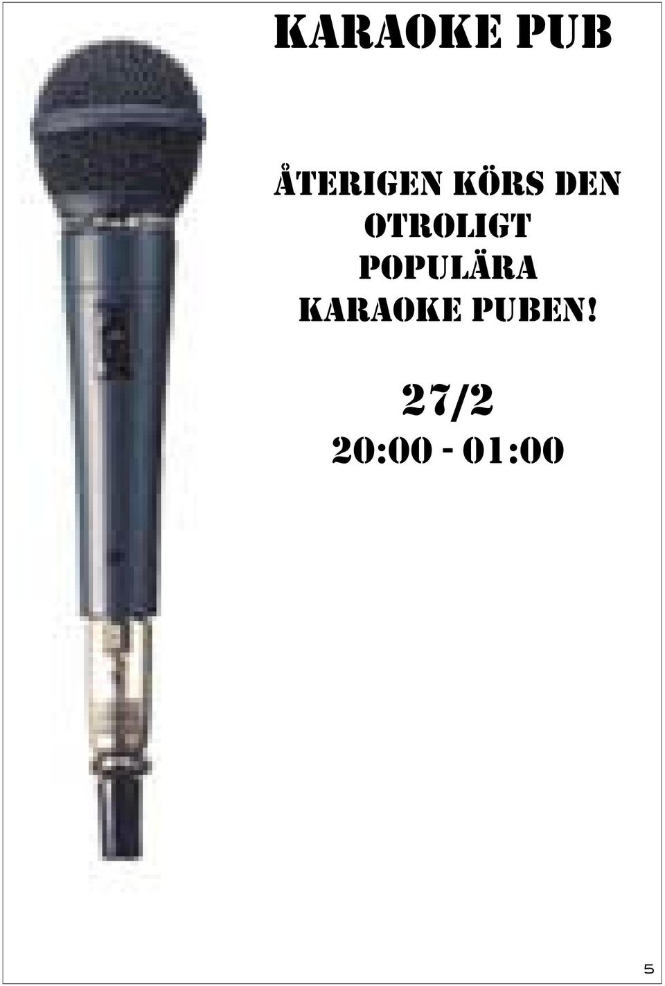 POPULÄRA KARAOKE