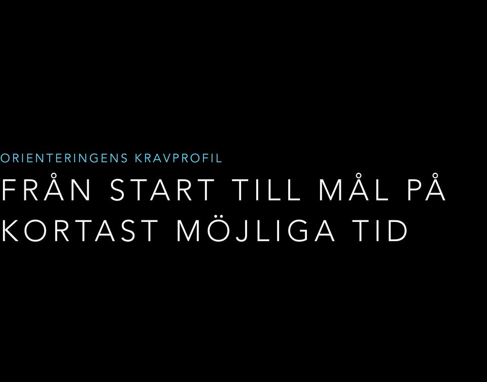 START TILL MÅL