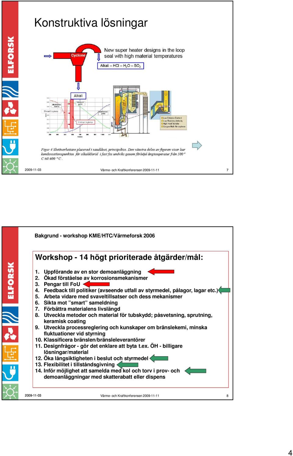 Förbättra materialens livslängd 8. Utveckla metoder och material för tubskydd; påsvetsning, sprutning, keramisk coating 9.