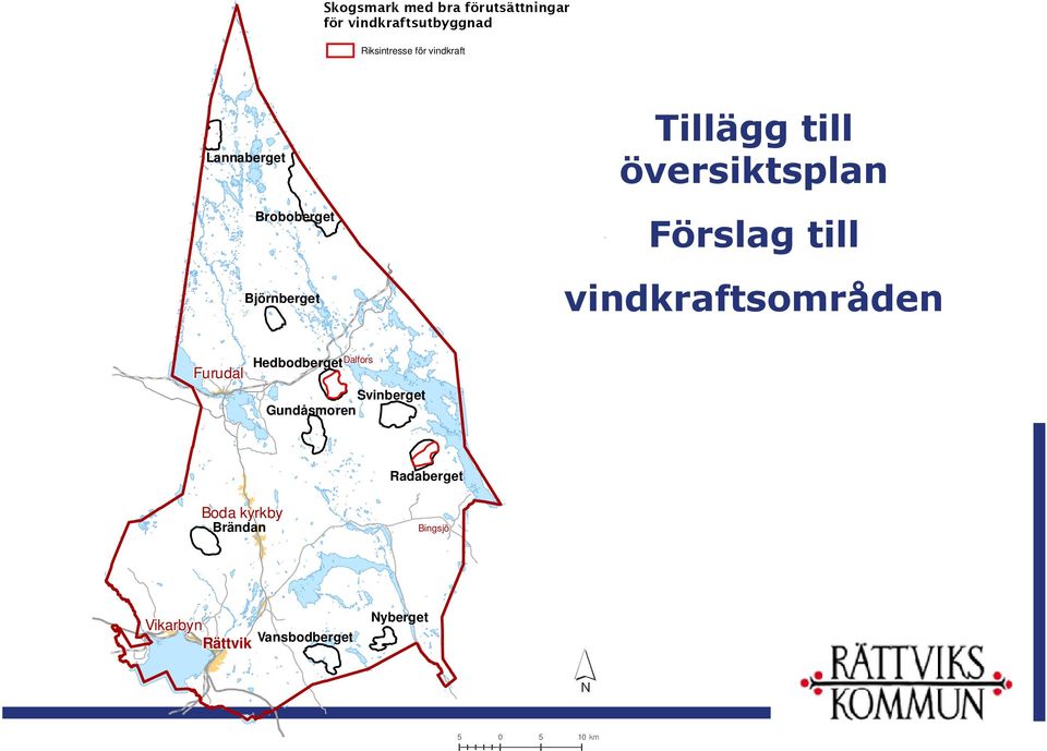 till vindkraftsområden Furudal Hedbodberget Dalfors Svinberget Gundåsmoren