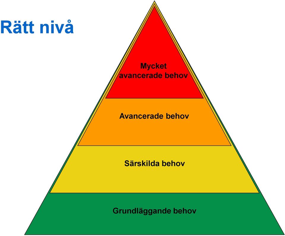 Avancerade behov