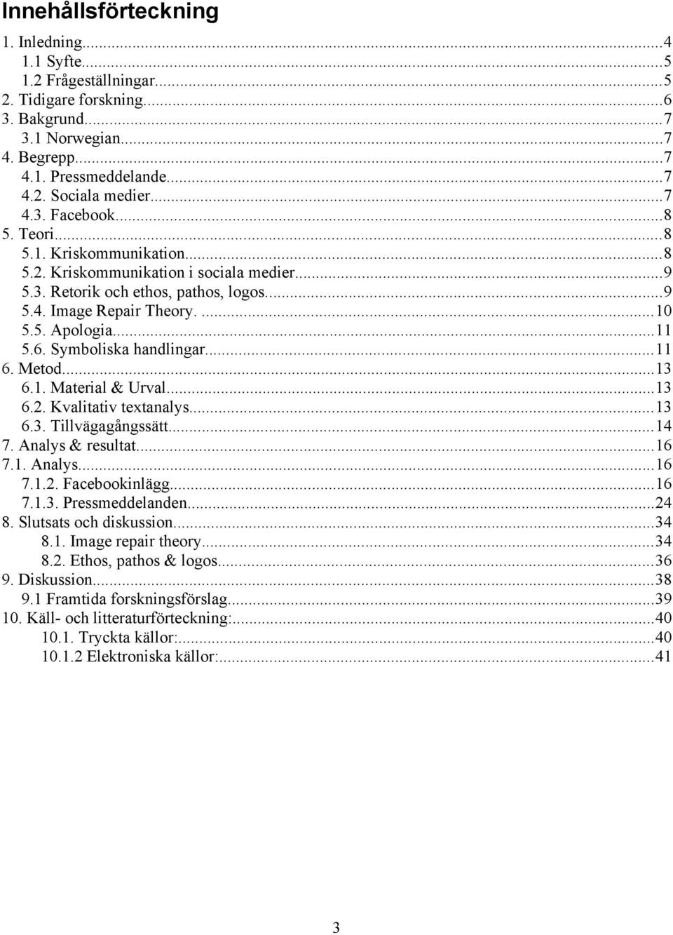 6. Symboliska handlingar...11 6. Metod...13 6.1. Material & Urval...13 6.2. Kvalitativ textanalys...13 6.3. Tillvägagångssätt...14 7. Analys & resultat...16 7.1. Analys...16 7.1.2. Facebookinlägg.