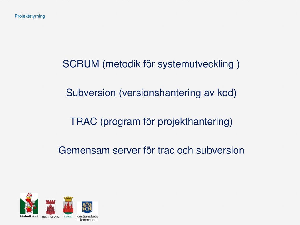 (versionshantering av kod) TRAC (program
