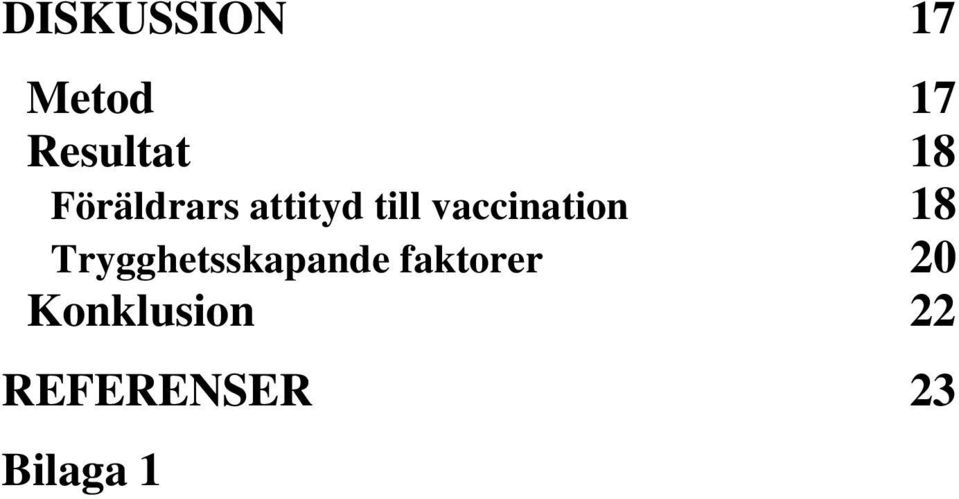 vaccination 18 Trygghetsskapande
