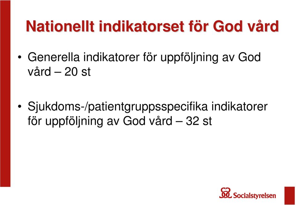 God vård 20 st