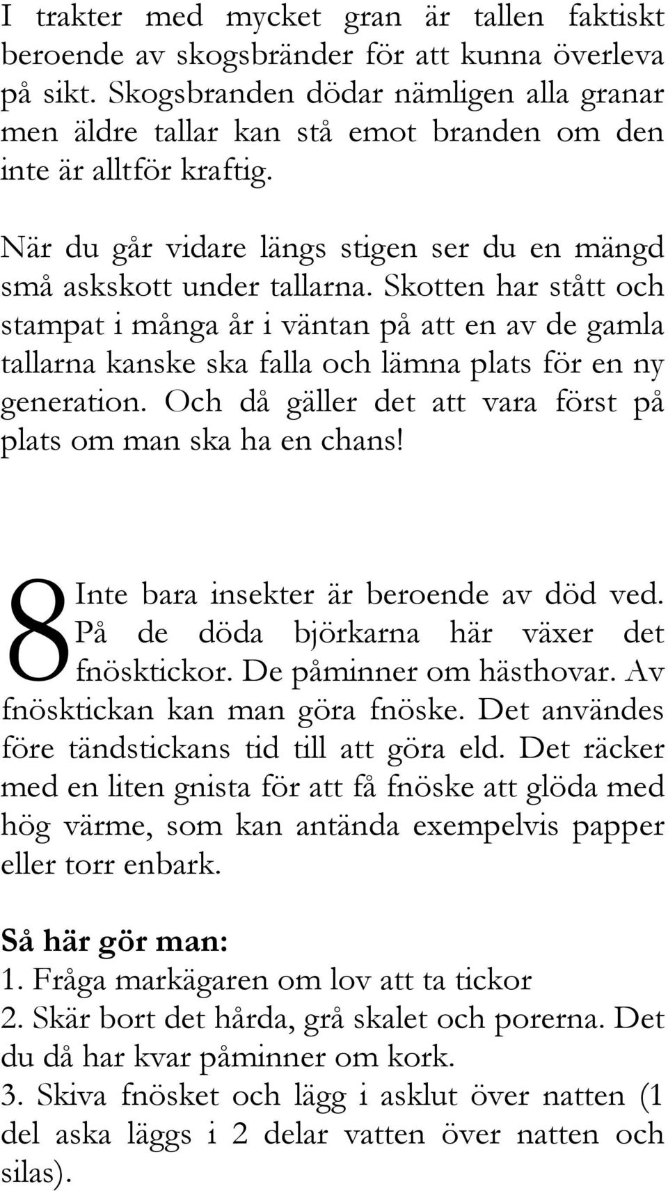 Skotten har stått och stampat i många år i väntan på att en av de gamla tallarna kanske ska falla och lämna plats för en ny generation.