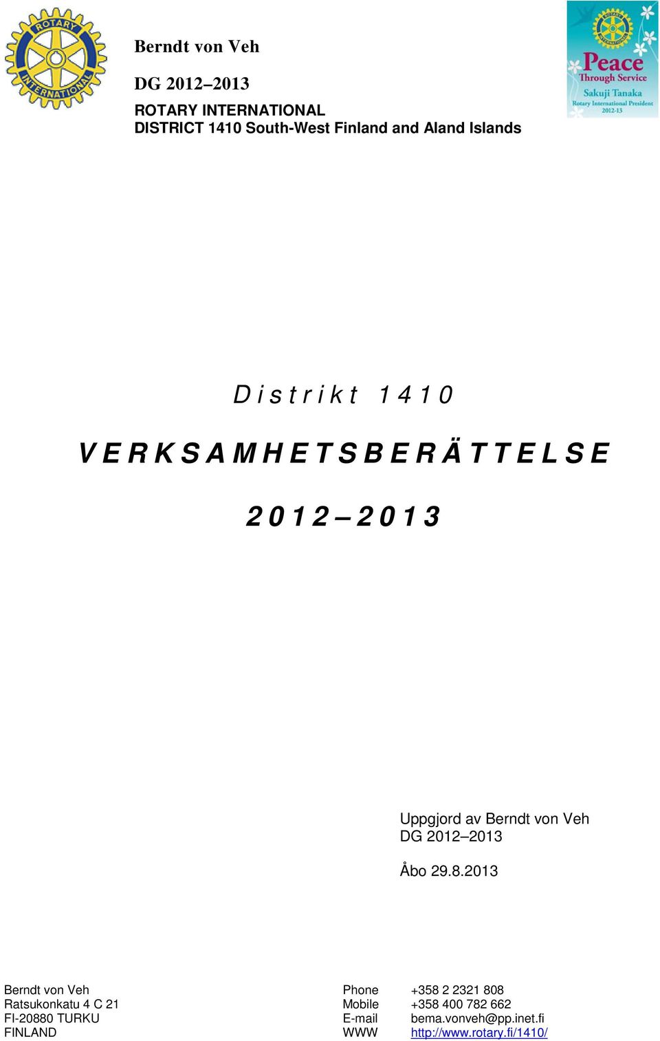 2012 2013 Åbo 29.8.