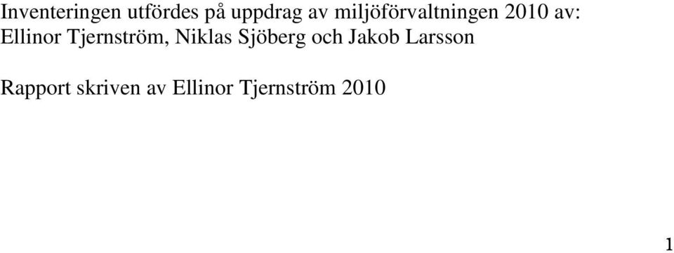 Tjernström, Niklas Sjöberg och Jakob