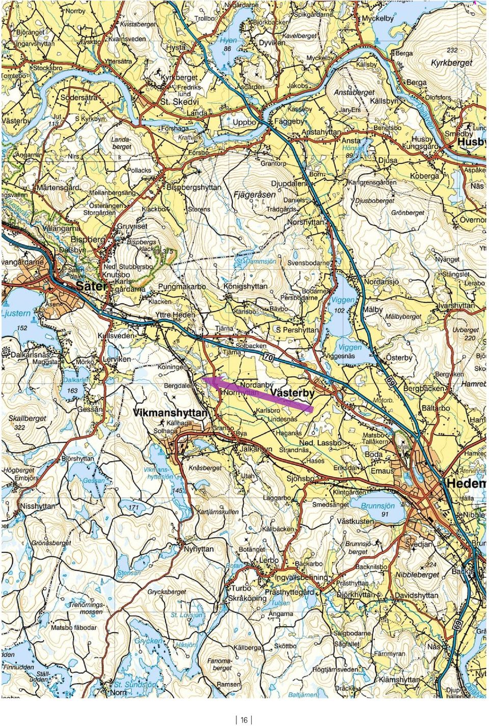 motsvarar 1000 meter i