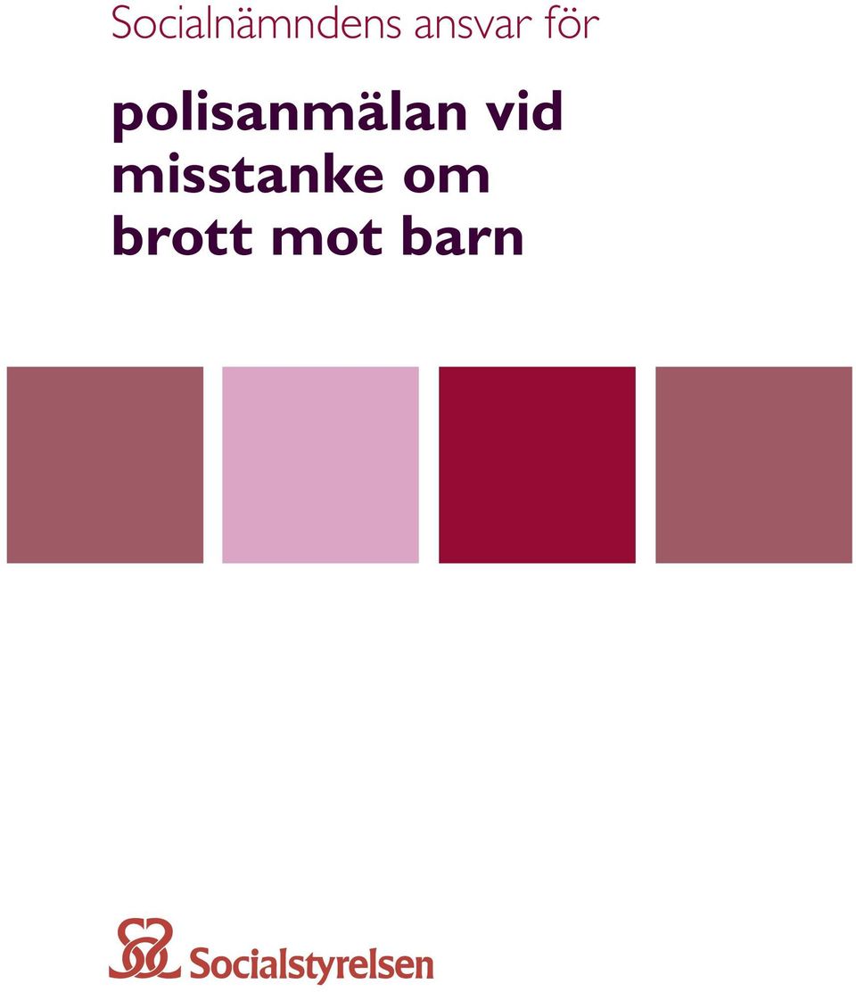 polisanmälan vid