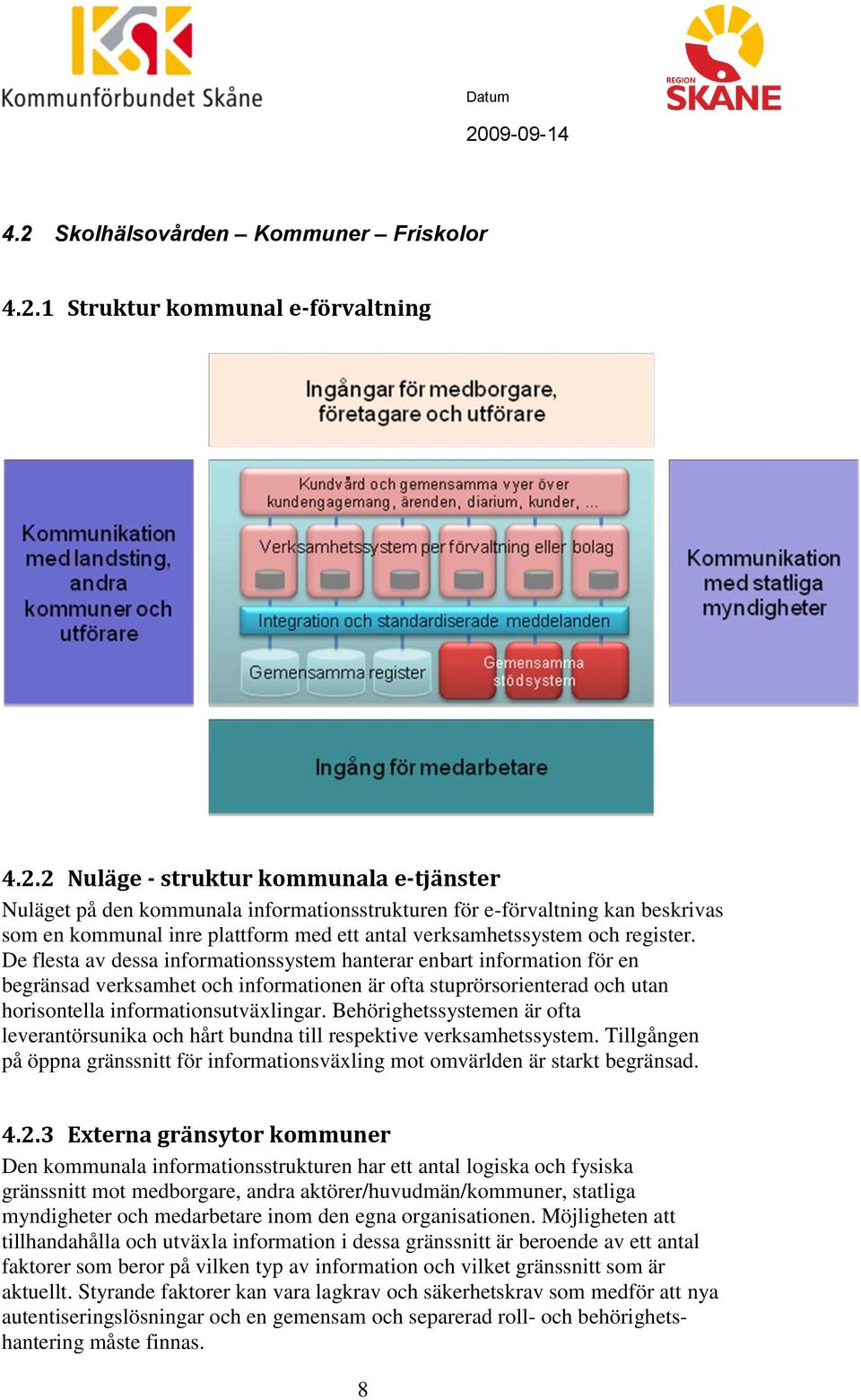De flesta av dessa informationssystem hanterar enbart information för en begränsad verksamhet och informationen är ofta stuprörsorienterad och utan horisontella informationsutväxlingar.