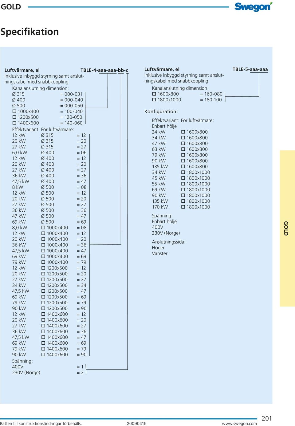 400 = 47 8 kw Ø 500 = 08 12 kw Ø 500 = 12 20 kw Ø 500 = 20 27 kw Ø 500 = 27 36 kw Ø 500 = 36 47 kw Ø 500 = 47 69 kw Ø 500 = 69 8,0 kw 1000x400 = 08 12 kw 1000x400 = 12 20 kw 1000x400 = 20 36 kw