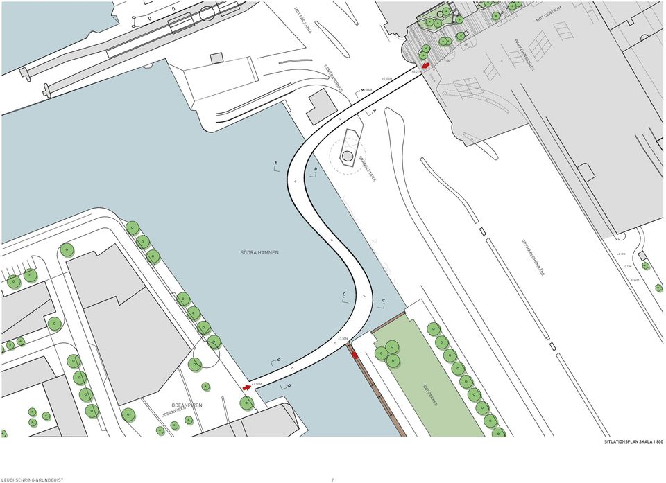 86M BRÄNSLETANK B B UPPMARSCHOMRÅDE SÖDRA HAMNEN +2.19M +2.