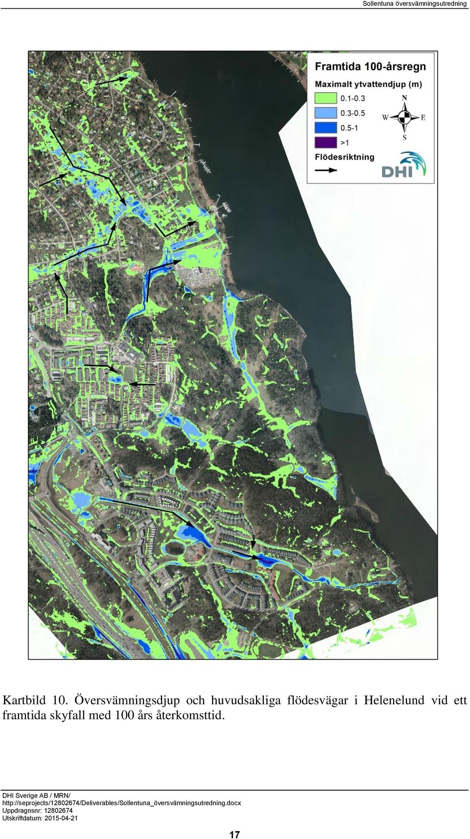 huvudsakliga flödesvägar i