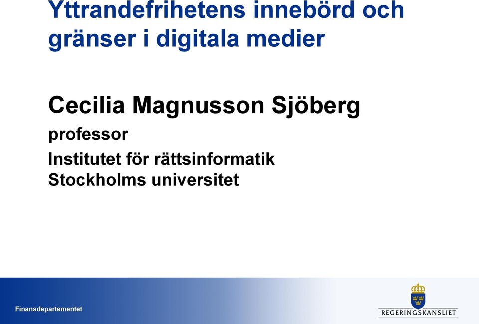 professor Institutet för rättsinformatik
