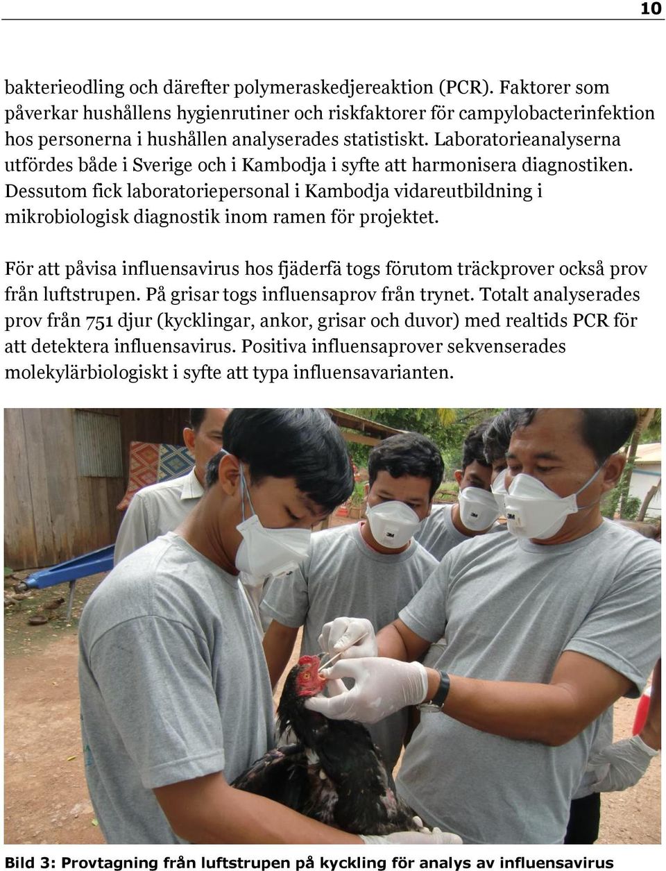 Laboratorieanalyserna utfördes både i Sverige och i Kambodja i syfte att harmonisera diagnostiken.