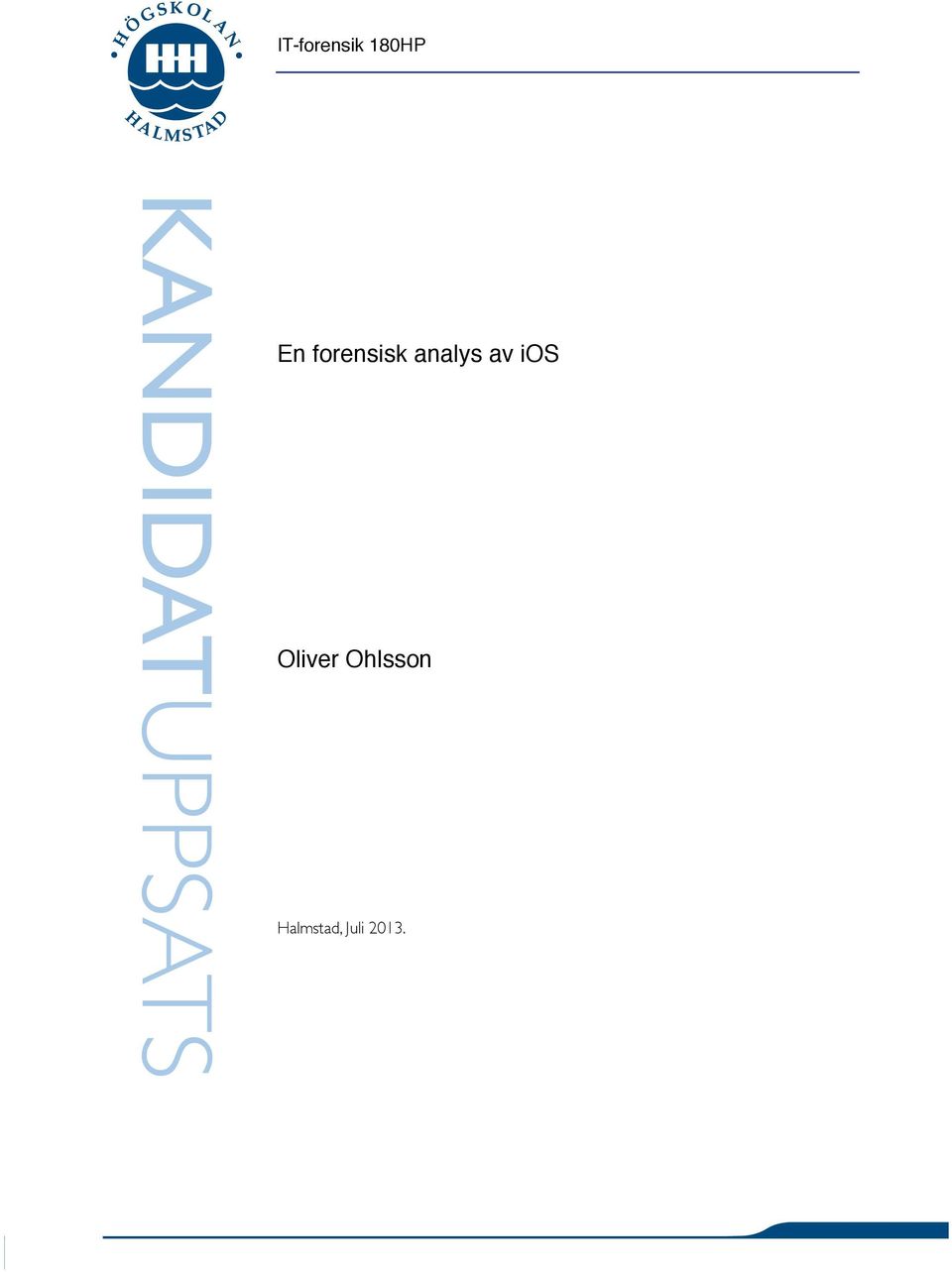forensisk analys av ios