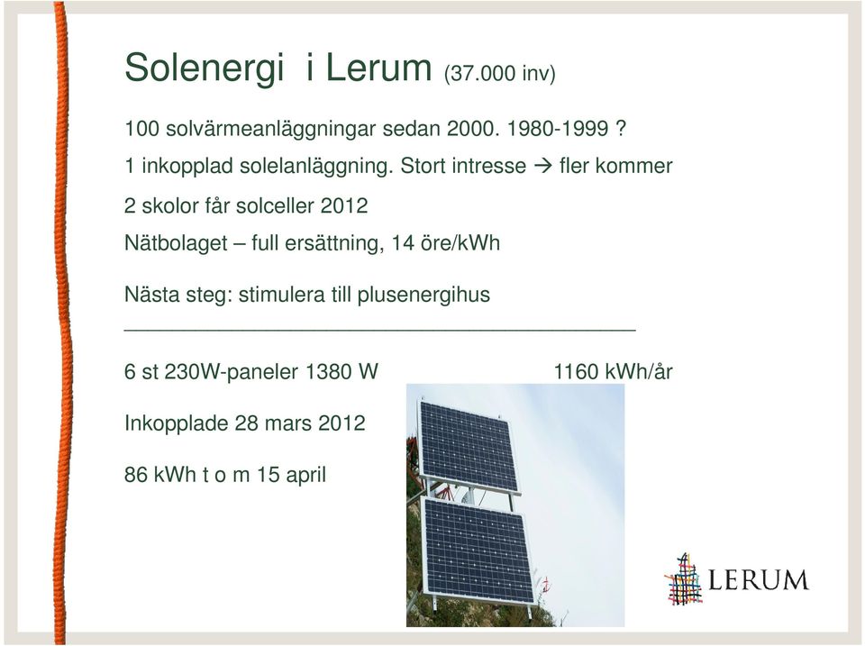 Stort intresse fler kommer 2 skolor får solceller 2012 Nätbolaget full