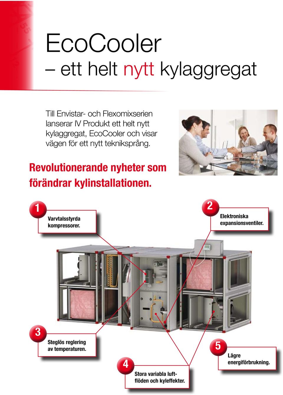Revolutionerande nyheter som förändrar kylinstallationen. 1 Varvtalsstyrda kompressorer.