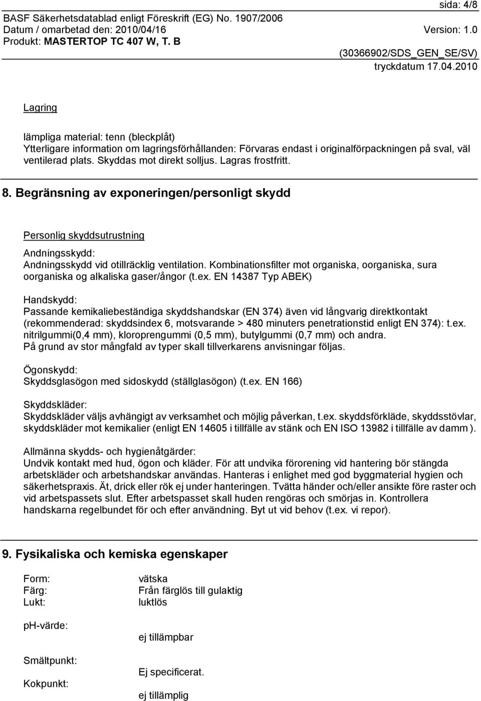 Kombinationsfilter mot organiska, oorganiska, sura oorganiska og alkaliska gaser/ångor (t.ex.