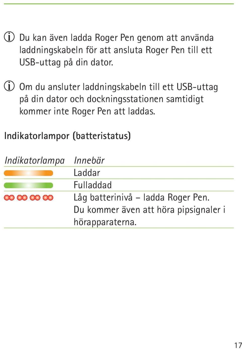 Om du ansluter laddningskabeln till ett USB-uttag på din dator och dockningsstationen samtidigt kommer