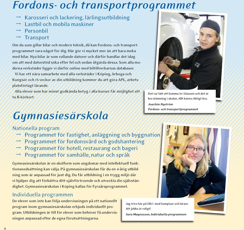 Nya bilar är som rullande datorer och därför handlar det idag om att med datorstöd söka efter fel och sedan åtgärda dessa.