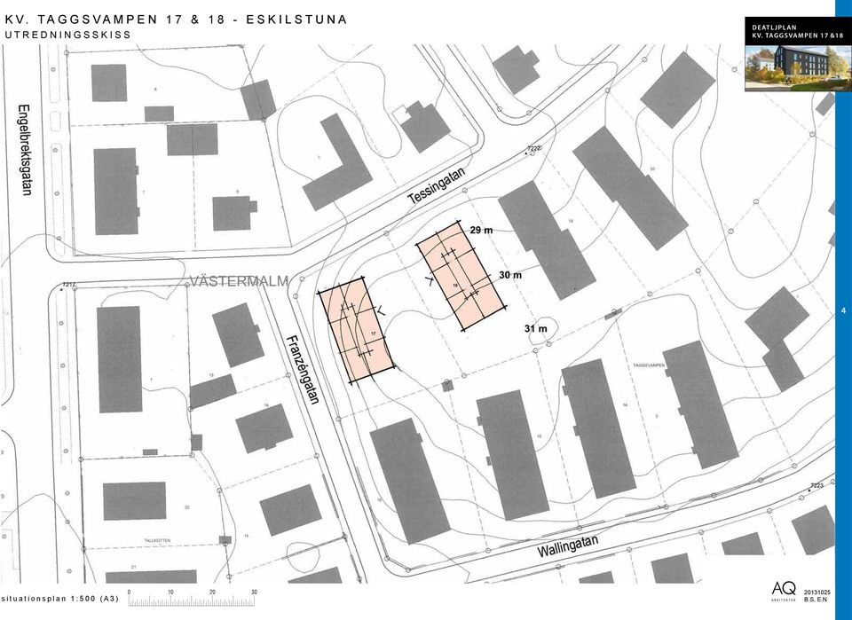 situationsplan 1:500 (A3) 0 skala