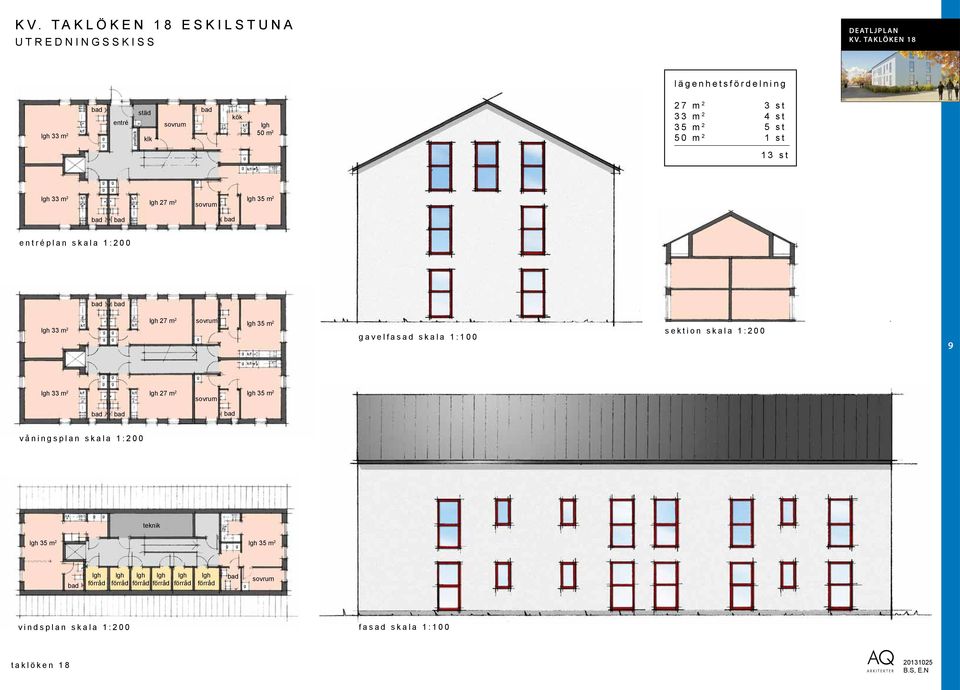 m 2 5 st 50 m 2 50 1 st m 2 13 st 1 st 13 st lh 33 m 2 lh 27 m 2 lh 35 m lh 27 m 2 2 lh 35 m 2 skala 1:200 entréplan skala 1:200 lh 33 m 2 lh 27 m 2 lh 27 lh m 35 2 m 2 lh 35 m 2 avelfasad skala