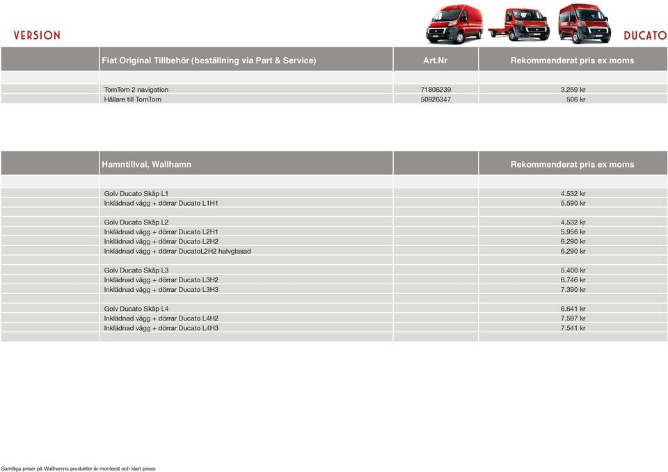 590 kr Golv Ducato Skåp L2 Inklädnad vägg + dörrar Ducato L2H1 Inklädnad vägg + dörrar Ducato L2H2 Inklädnad vägg + dörrar DucatoL2H2 halvglasad 4.532 kr 5.956 kr 6.290 kr 6.