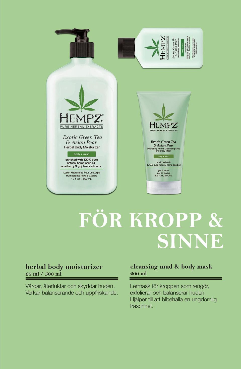 cleansing mud & body mask 200 ml Lermask för kroppen som rengör,