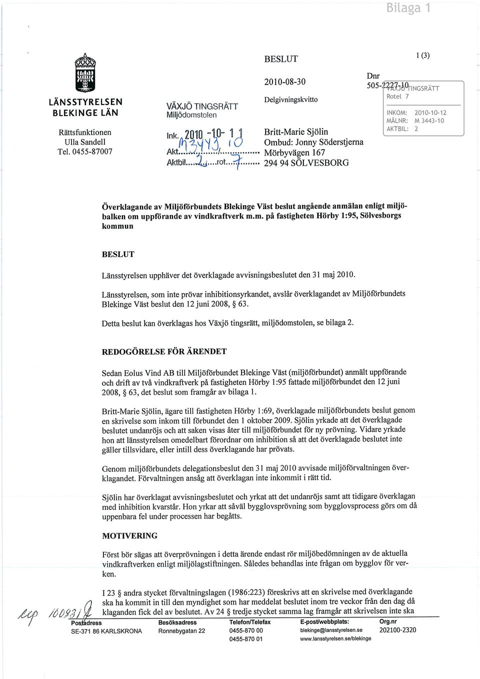 INKOM: 2010-10-12