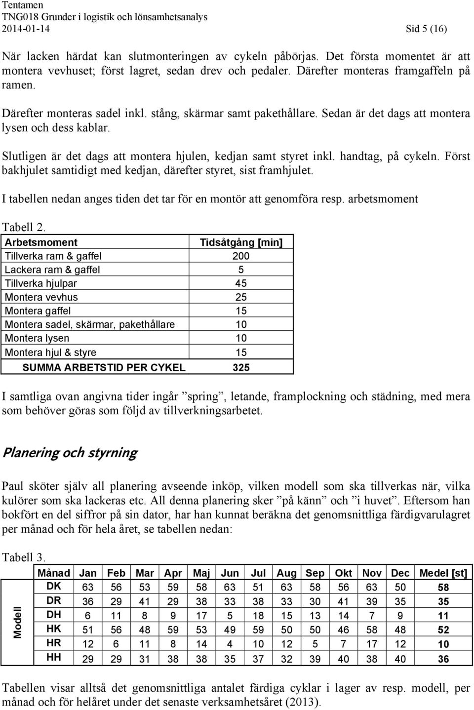 Slutligen är det dags att montera hjulen, kedjan samt styret inkl. handtag, på cykeln. Först bakhjulet samtidigt med kedjan, därefter styret, sist framhjulet.