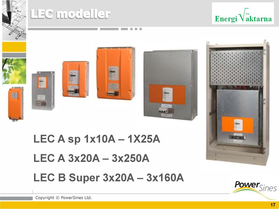 3x20A 3x250A LEC