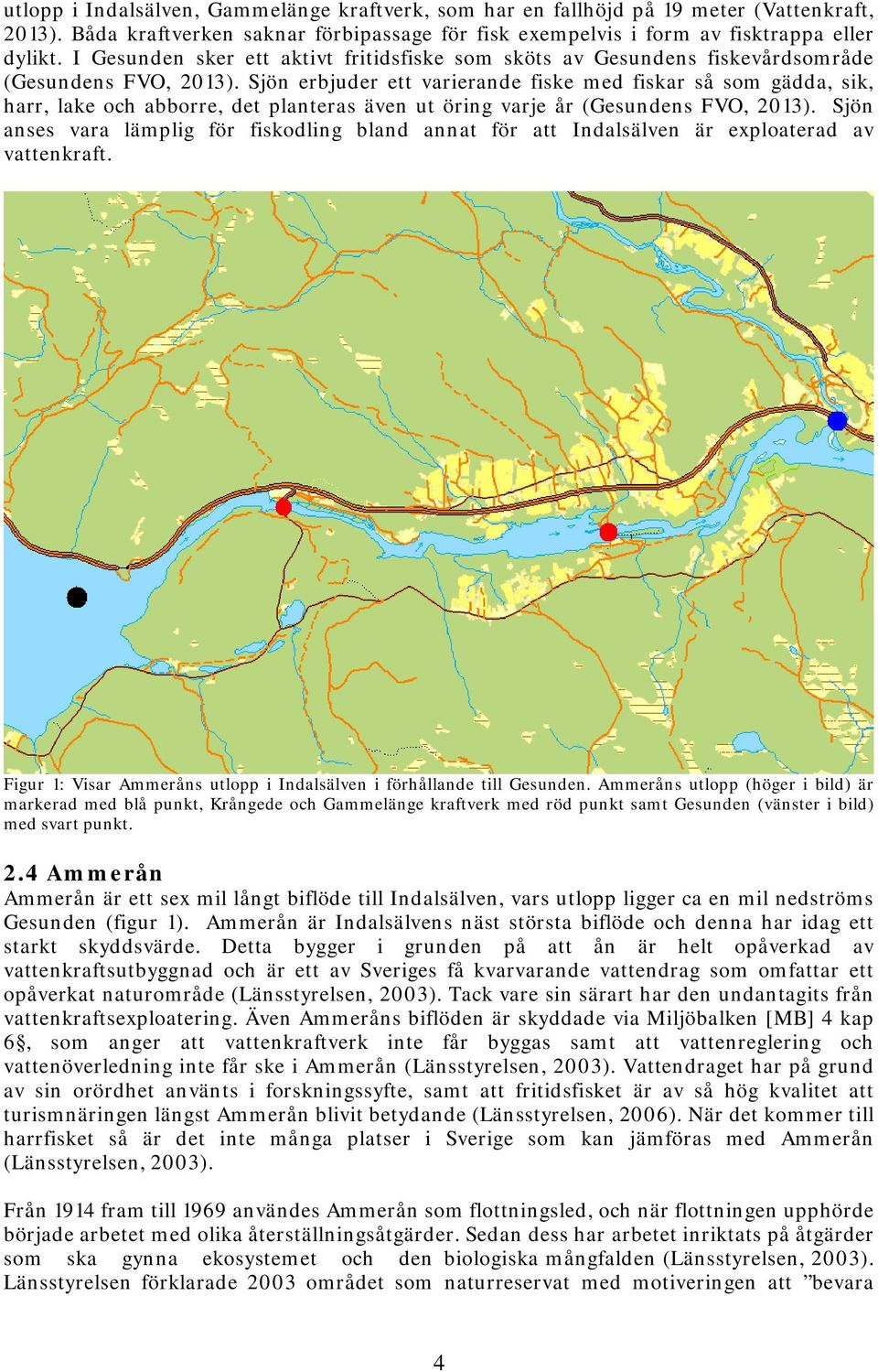 Sjön erbjuder ett varierande fiske med fiskar så som gädda, sik, harr, lake och abborre, det planteras även ut öring varje år (Gesundens FVO, 2013).