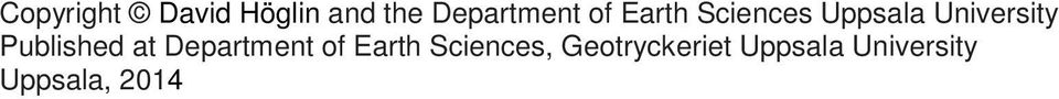 Published at Department of Earth